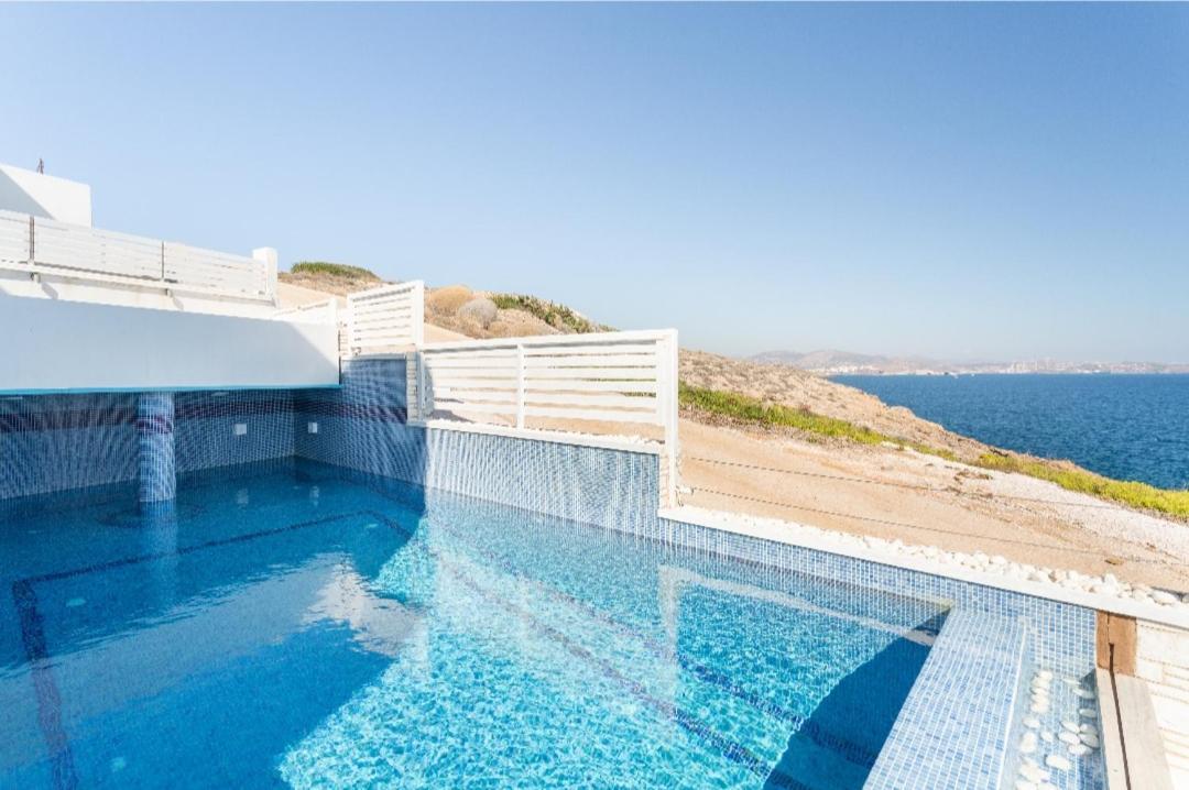 En plo villa Sounio Sounion Exterior foto